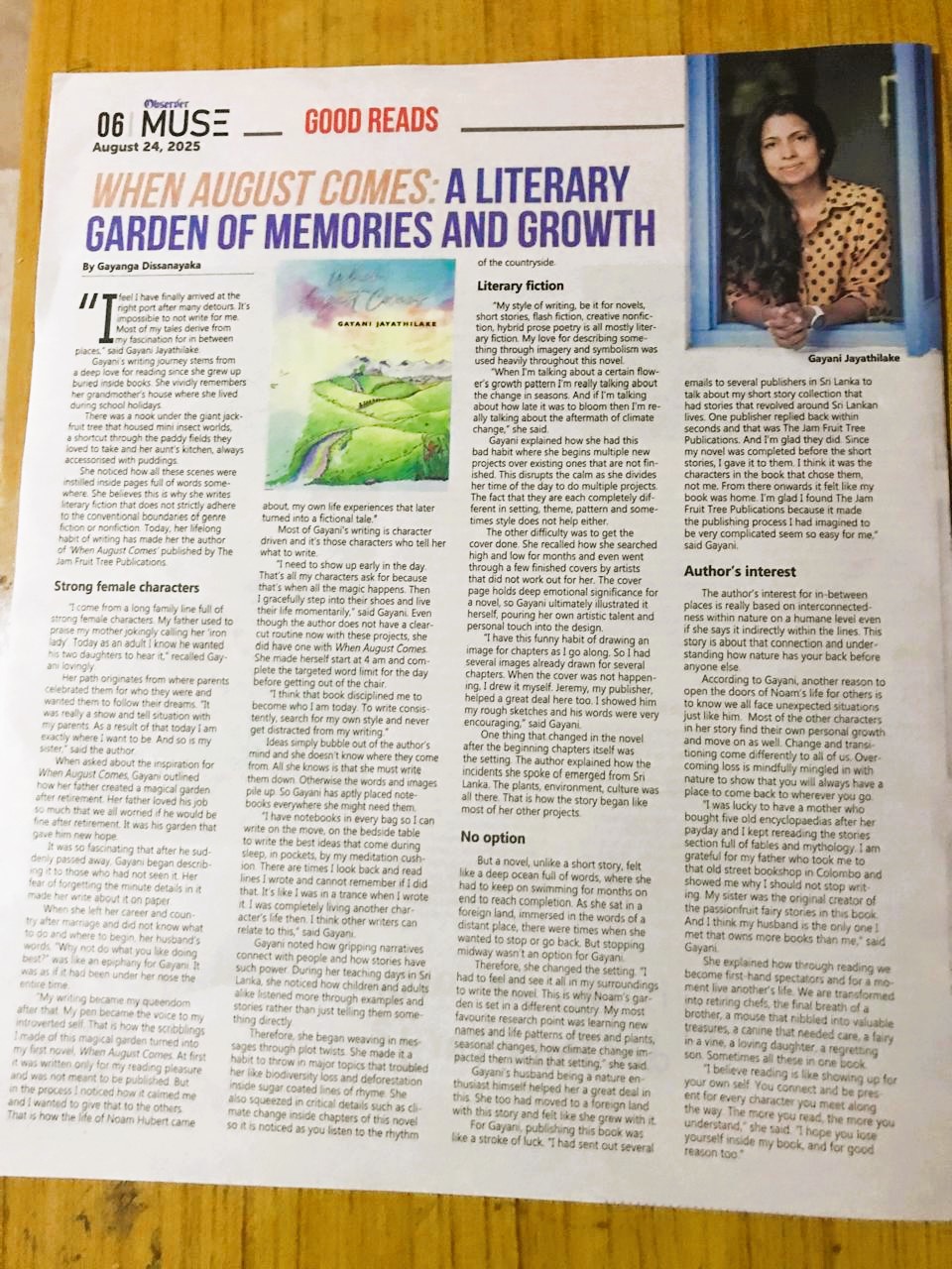 The story behind the book